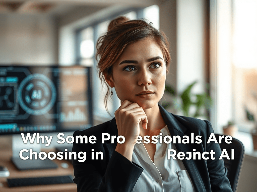Why Some Professionals Are Choosing to Reject&nbsp;AI
